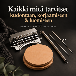 Knitla – Kudo helposti ja anna vaatteille uusi elämä