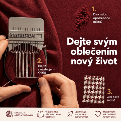 Knitla – Tkejte snadno a dejte oblečení nový život