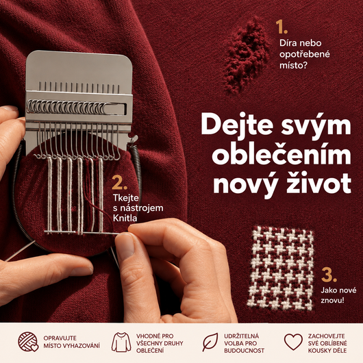 Knitla – Tkejte snadno a dejte oblečení nový život