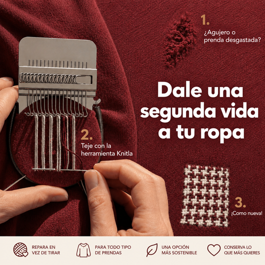 Knitla – Teje fácilmente y dale una nueva vida a tu ropa