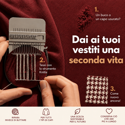 Knitla – Tessi facilmente e dai nuova vita ai tuoi vestiti