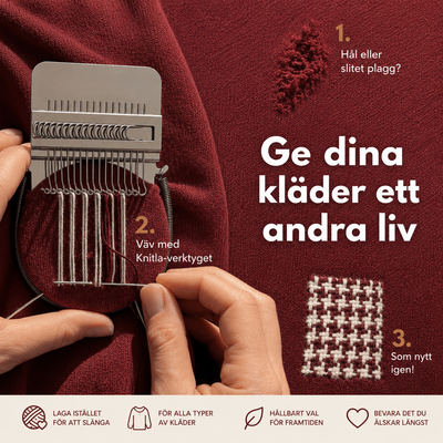 Knitla – Væv nemt & giv tøjet nyt liv