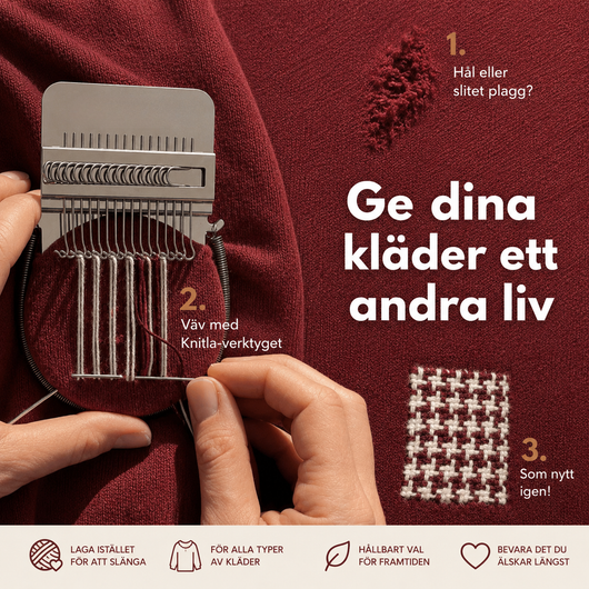 Knitla – Væv nemt & giv tøjet nyt liv