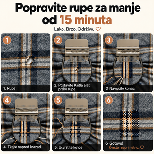 Knitla – Tkajte lako i podarite odeći novi život