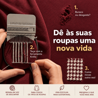 Knitla – Teça facilmente e dê uma nova vida às suas roupas