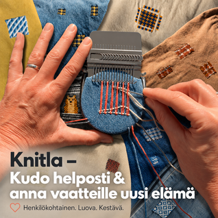 Knitla – Kudo helposti ja anna vaatteille uusi elämä