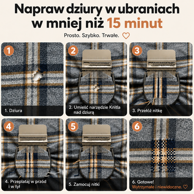 Knitla – Tkaj z łatwością i daj ubraniom nowe życie
