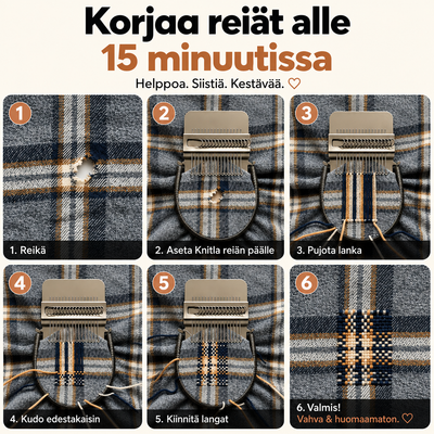 Knitla – Kudo helposti ja anna vaatteille uusi elämä